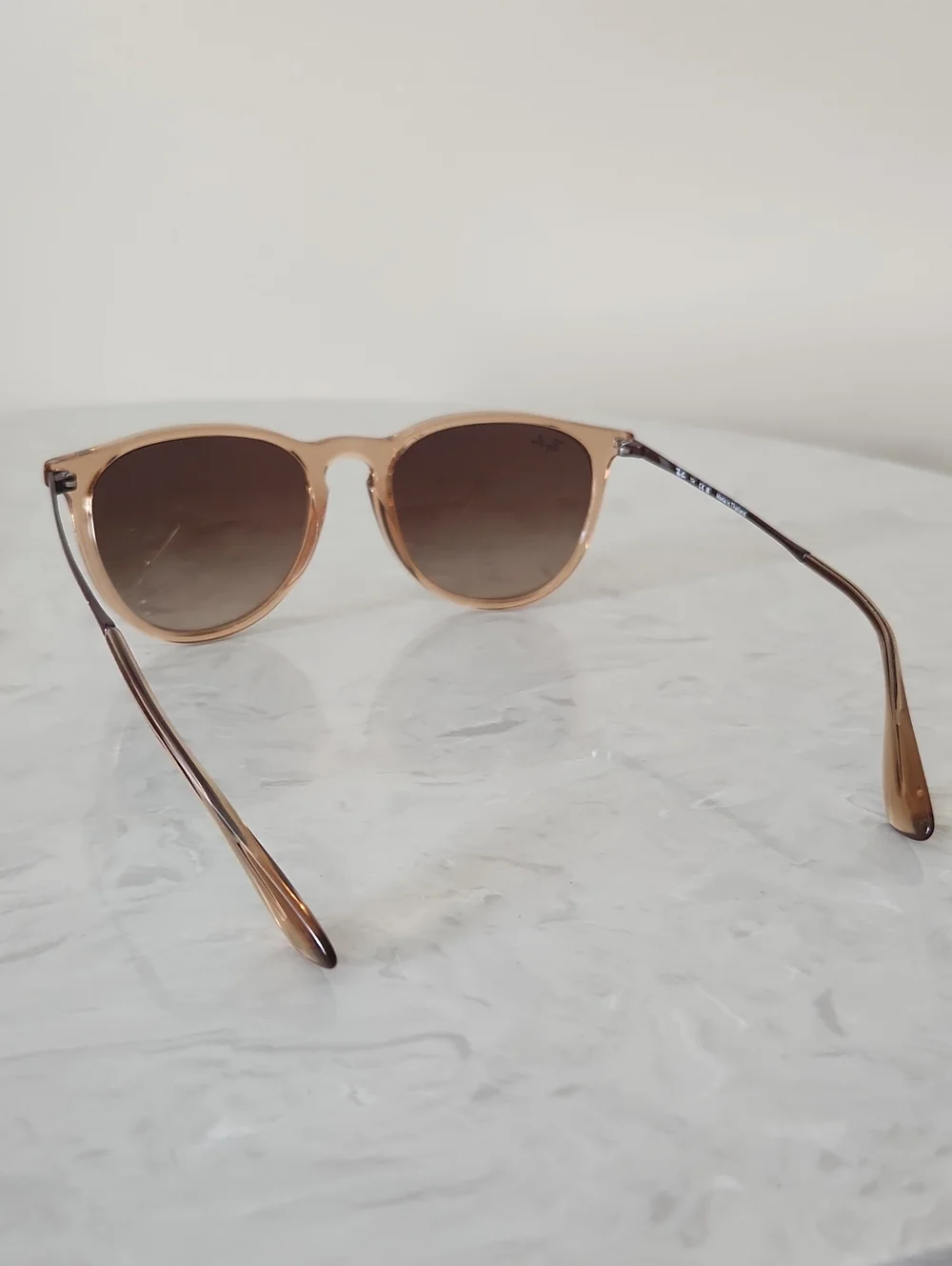 Ray-Ban 4171 Erika Brown Gradient Round Sunglasses